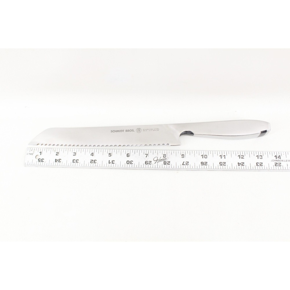 Schmidt Brothers Cutlery 8.5" Blade Serrated No9 Bread Knife Stainless